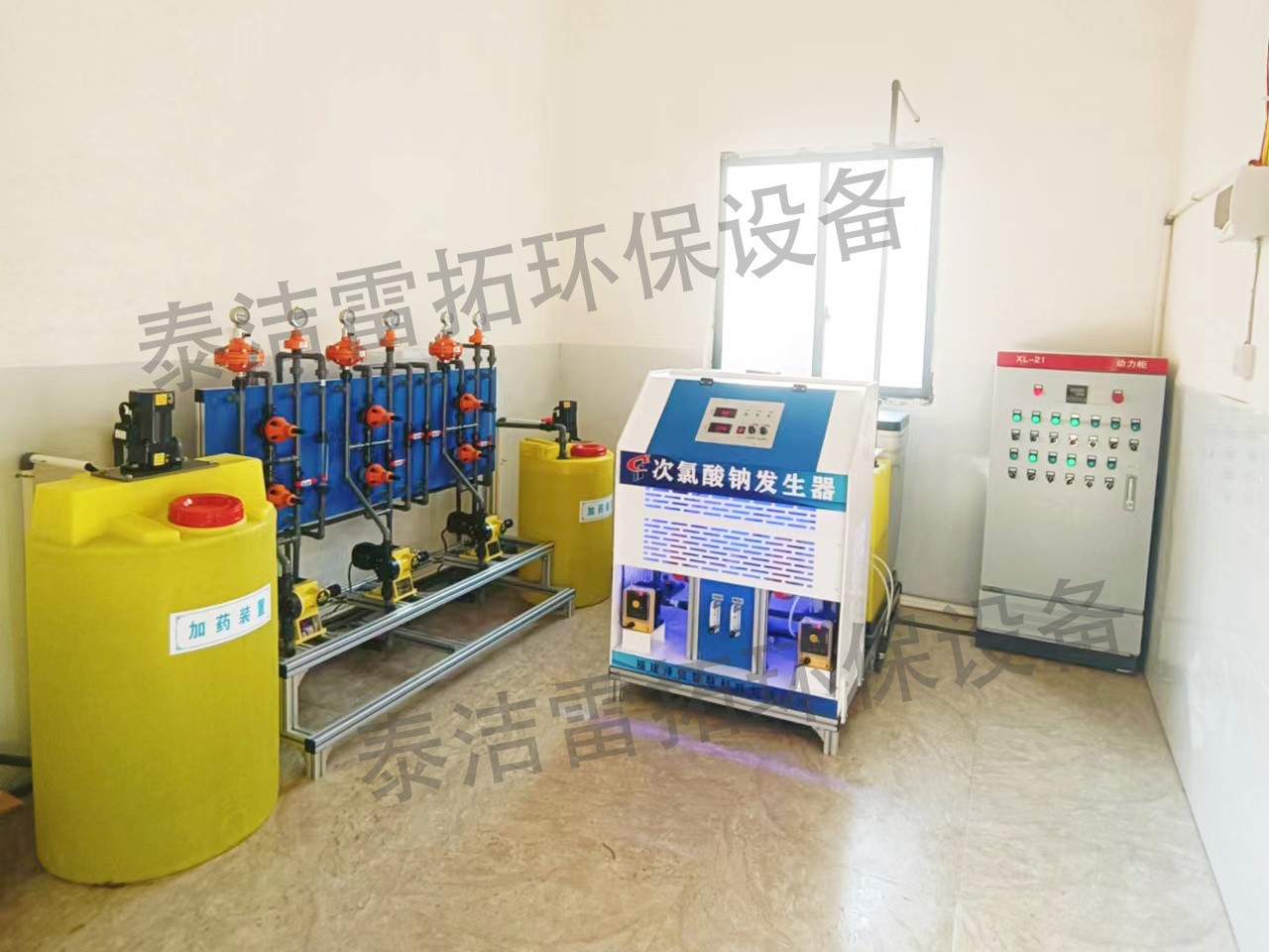 江西遂川自來水廠采用我司次氯酸鈉發(fā)生器進行自來水消毒